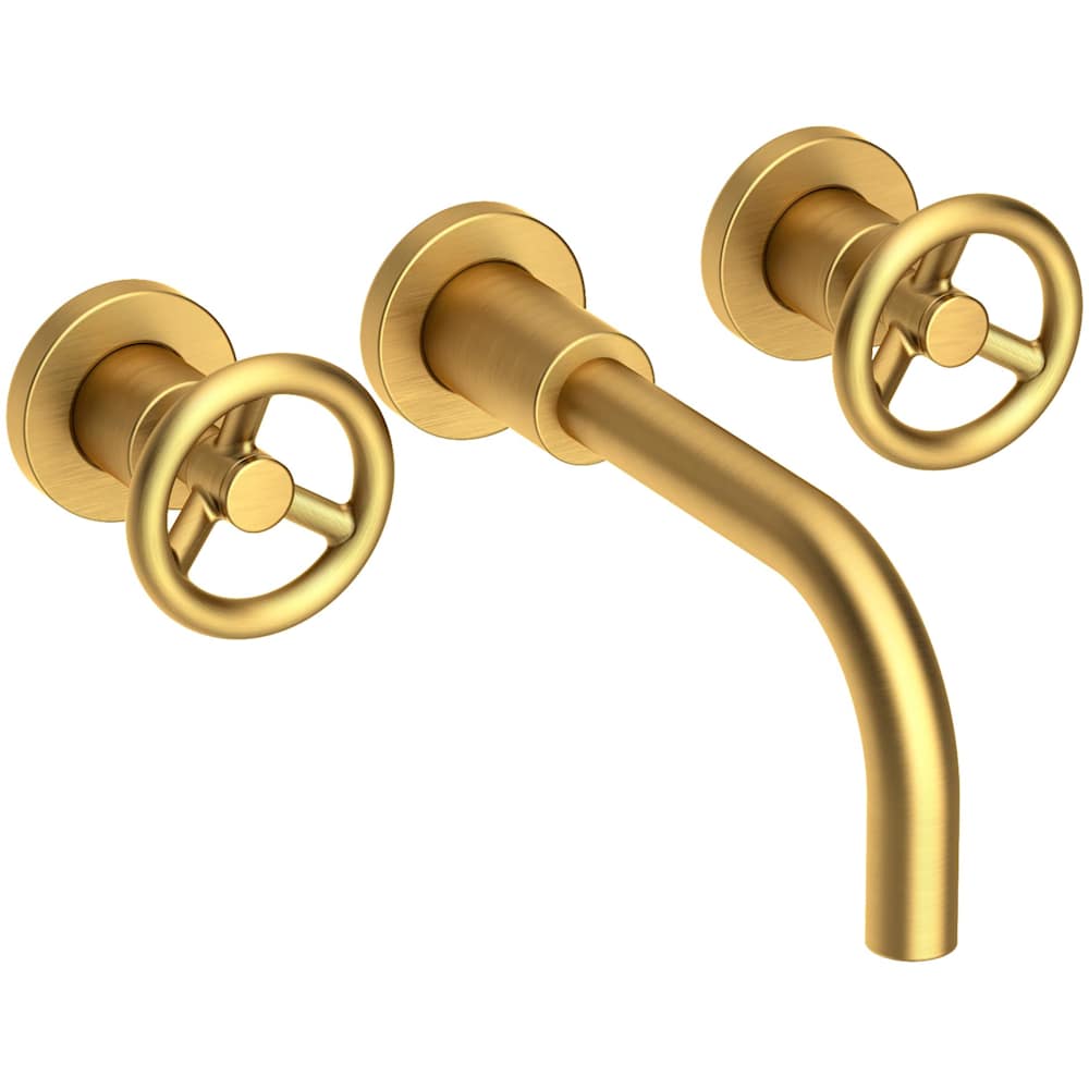 Slater 1.2 GPM Wall Mounted Widespread Bathroom Faucet