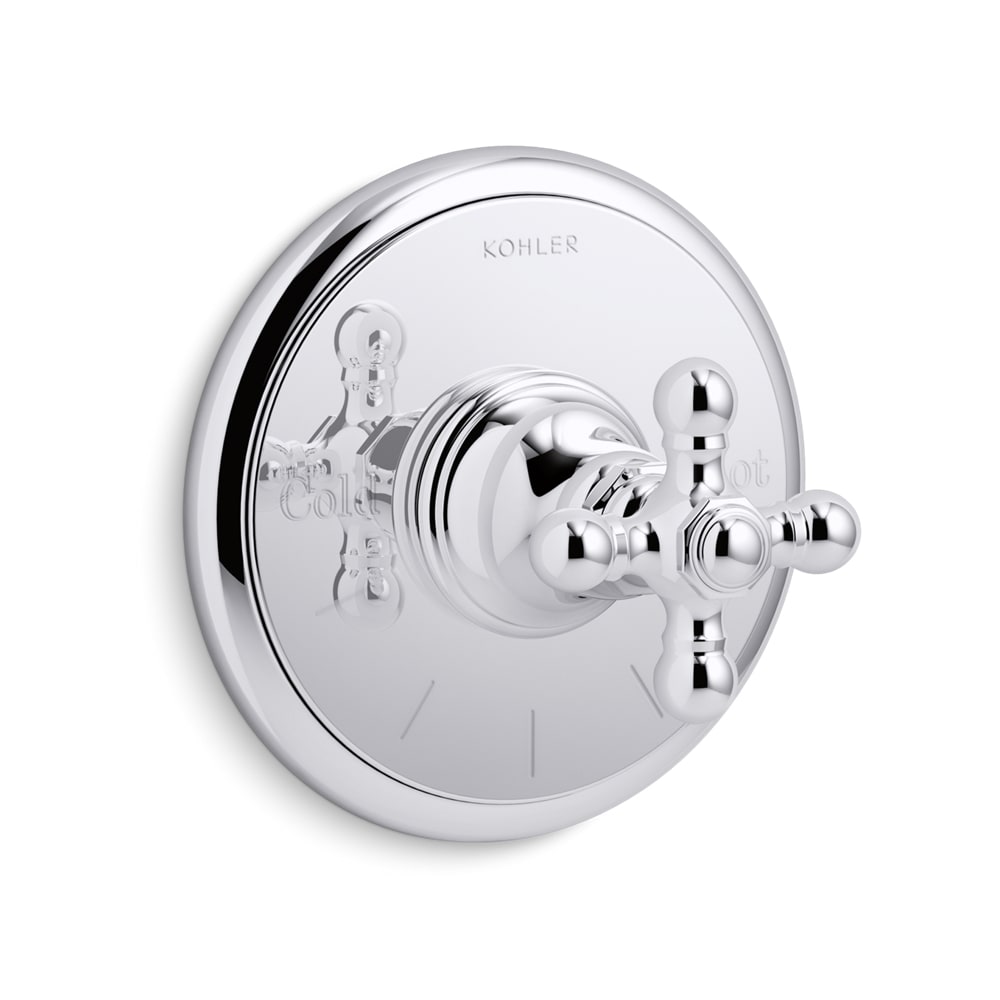 Artifacts Thermostatic Valve Trim Only with Single Cross Handle - Less Rough In
