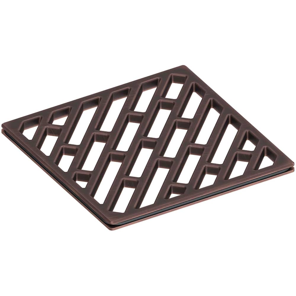 4-1/16" Grid Shower Drain Cover Only