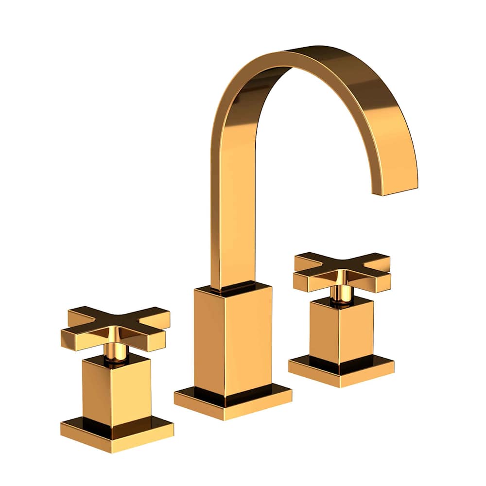 Secant 1.2 GPM Widespread Bathroom Faucet with Pop-Up Drain Assembly