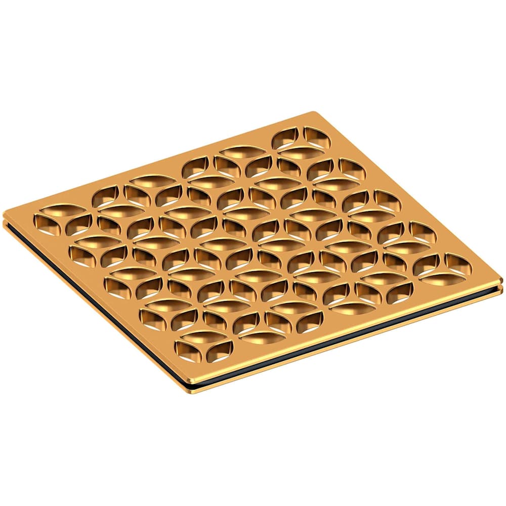 Decorative Drains 4" Square Shower Drain Grid