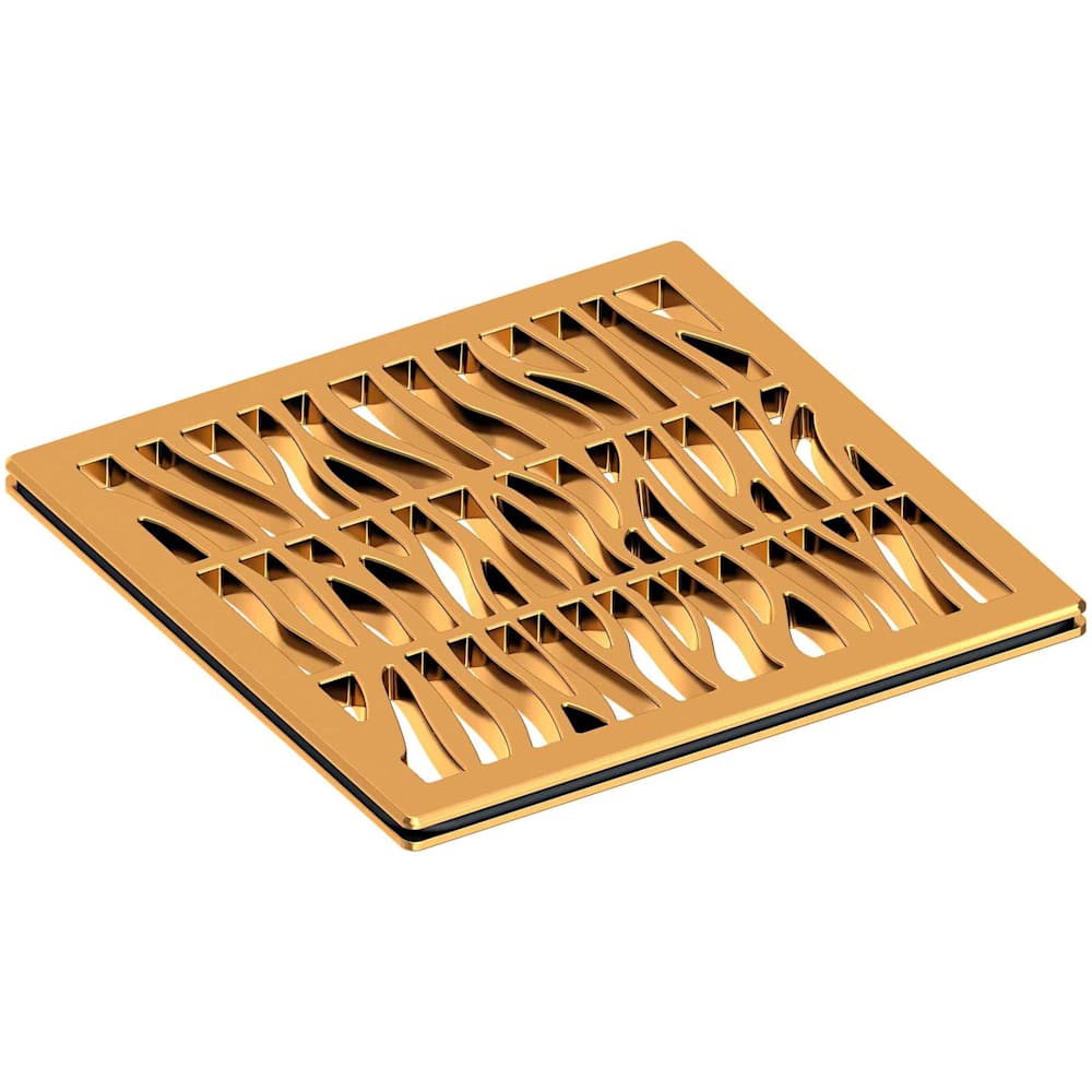 Decorative Drains 4" Square Shower Drain Grid