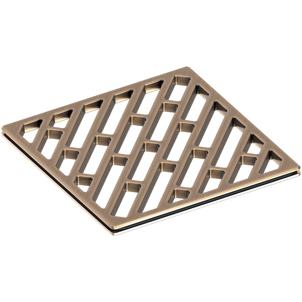 4-1/16" Grid Shower Drain Cover Only