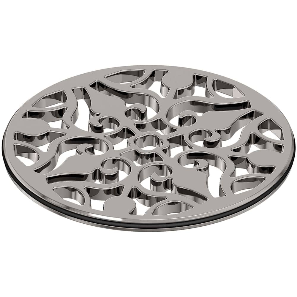 4" Round Solid Brass Shower Drain