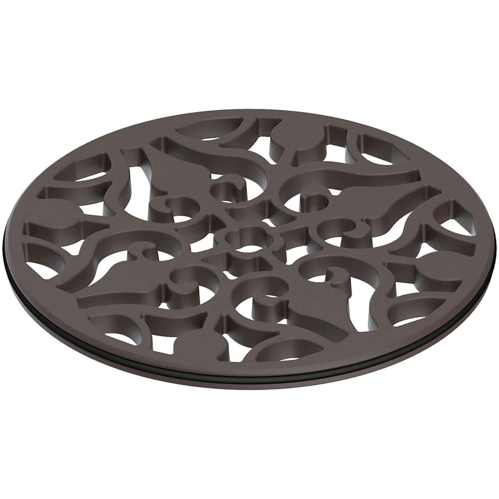 4" Round Solid Brass Shower Drain