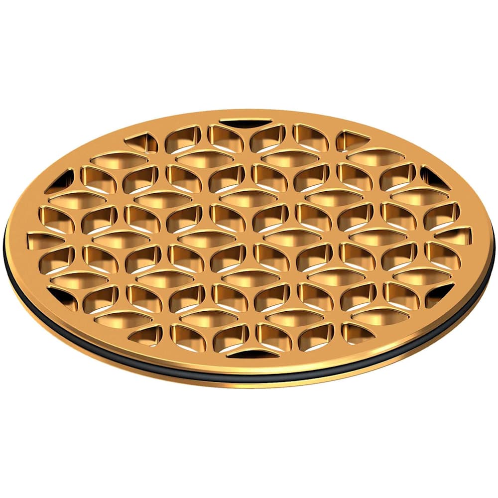 4" Round Shower Drain Grid