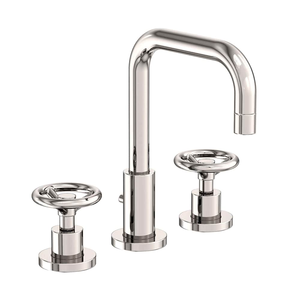 Tyler 1.2 GPM Widespread Bathroom Faucet with Pop-Up Drain Assembly with Wheel Handles