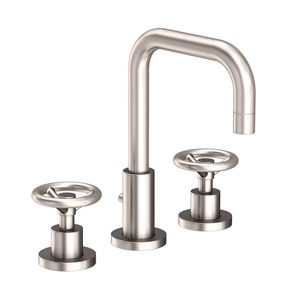 Tyler 1.2 GPM Widespread Bathroom Faucet with Pop-Up Drain Assembly with Wheel Handles