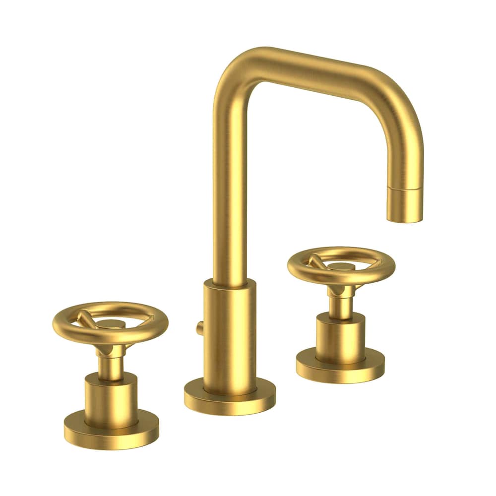 Tyler 1.2 GPM Widespread Bathroom Faucet with Pop-Up Drain Assembly with Wheel Handles