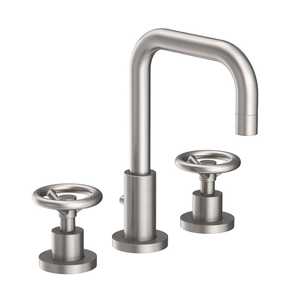 Tyler 1.2 GPM Widespread Bathroom Faucet with Pop-Up Drain Assembly with Wheel Handles