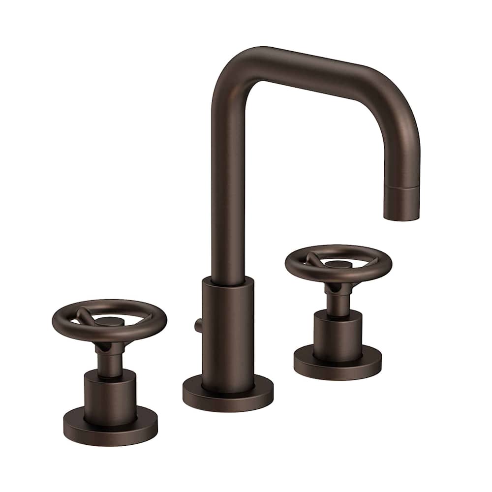 Tyler 1.2 GPM Widespread Bathroom Faucet with Pop-Up Drain Assembly with Wheel Handles