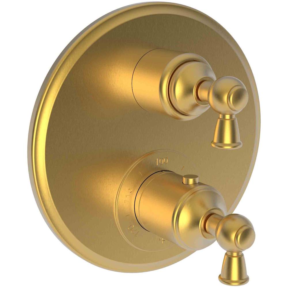 Aylesbury Thermostatic Valve Trim Only with 2 Lever Handles - Less Rough In