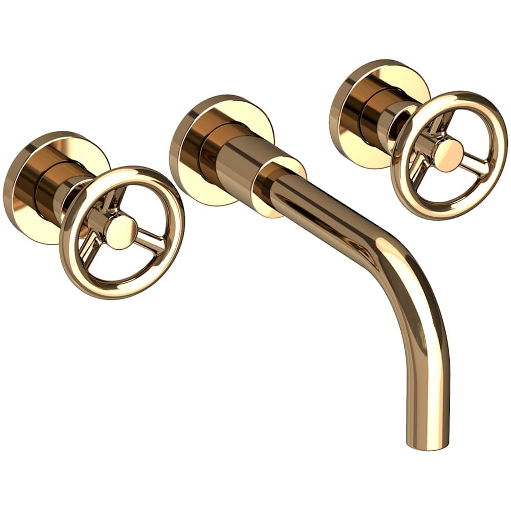 Slater 1.2 GPM Wall Mounted Widespread Bathroom Faucet