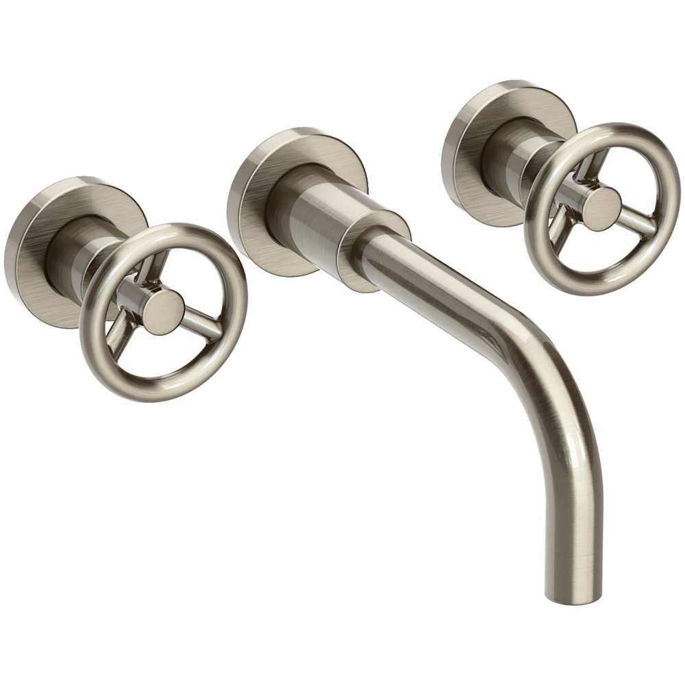 Slater 1.2 GPM Wall Mounted Widespread Bathroom Faucet