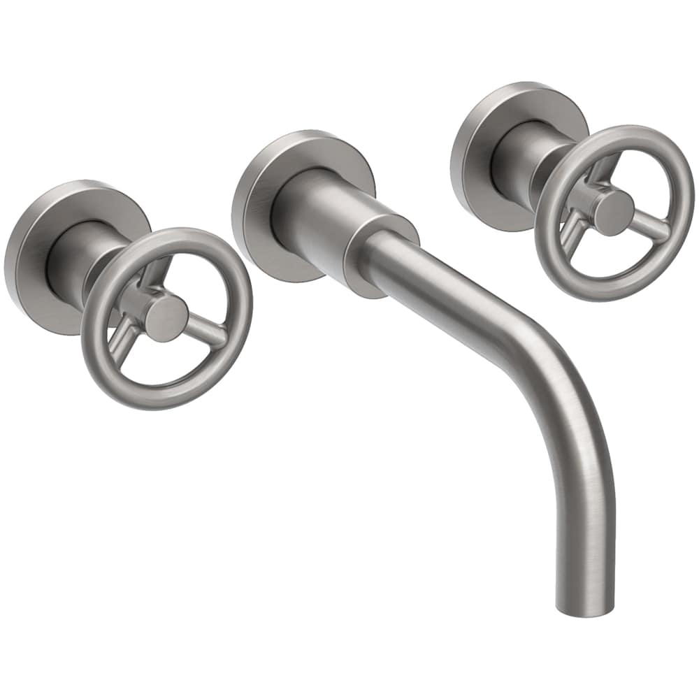 Slater 1.2 GPM Wall Mounted Widespread Bathroom Faucet