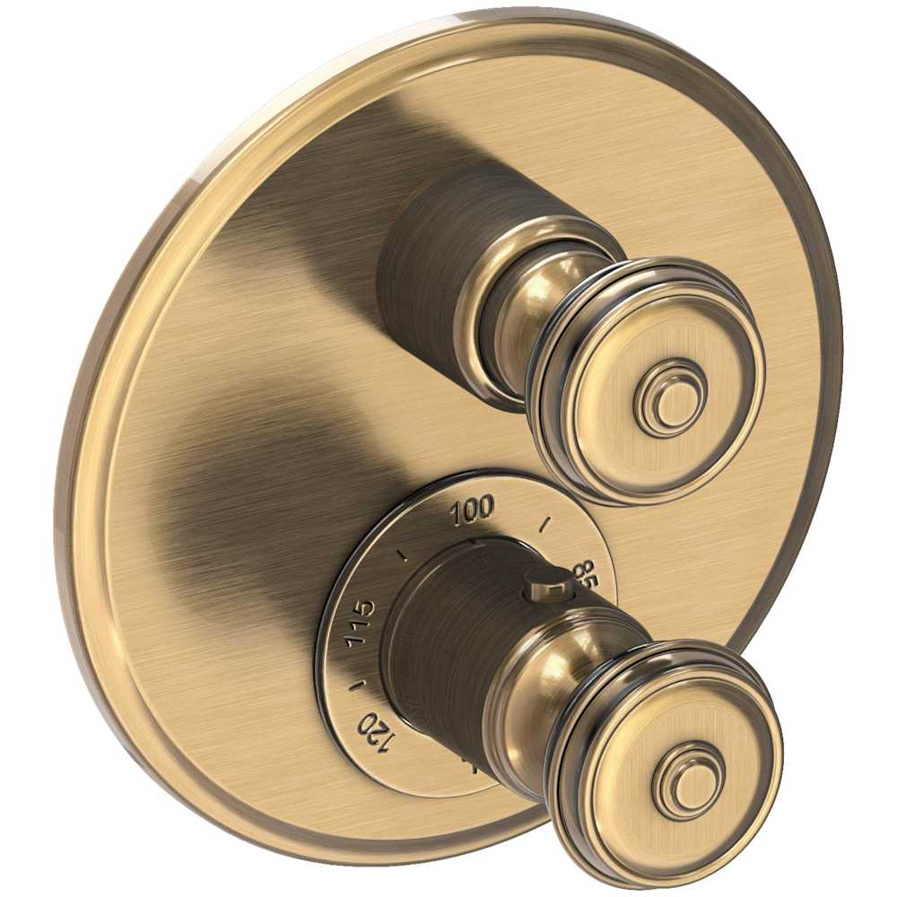 Seaport Thermostatic Valve Trim Only with Dual Knob Handles - Less Rough In