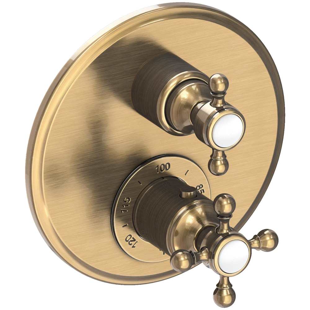 Astor Thermostatic Valve Trim Only with 2 Cross Handles - Less Rough In