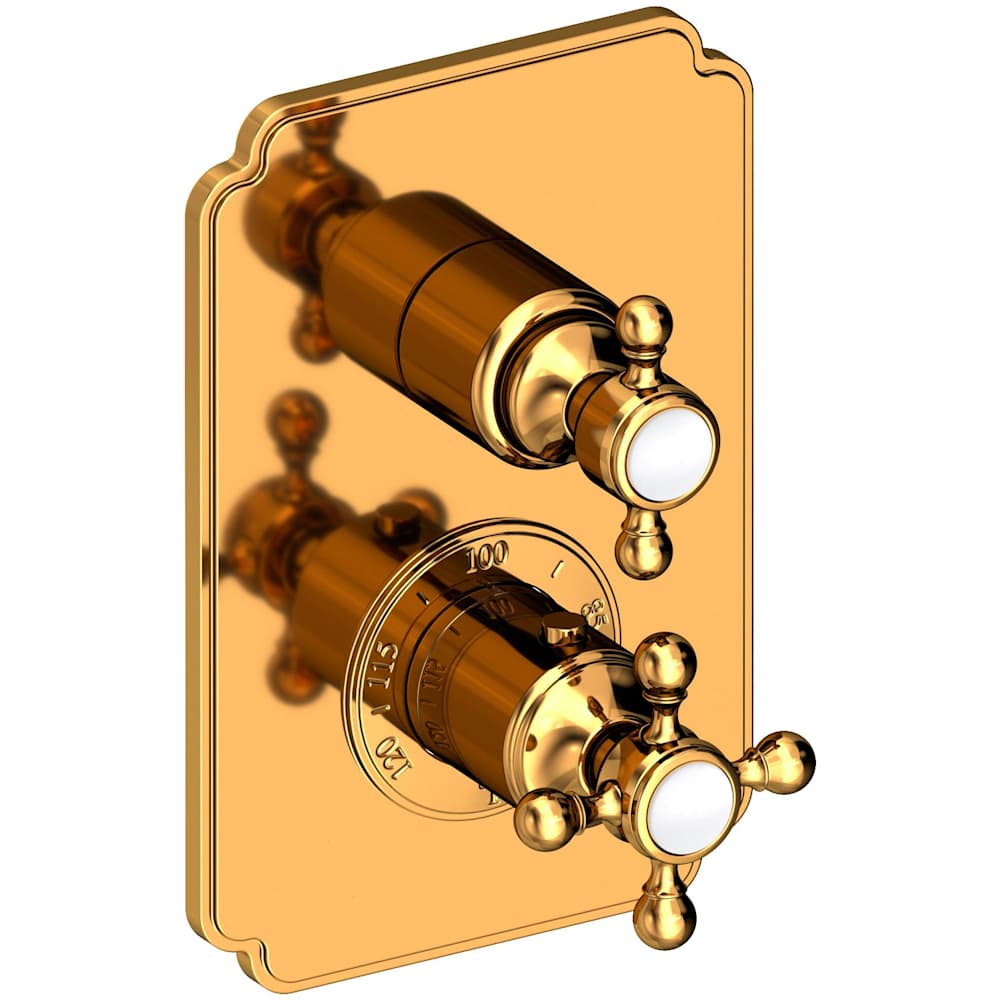 Astor Thermostatic Valve Trim Only with 2 Cross Handles - Less Rough In