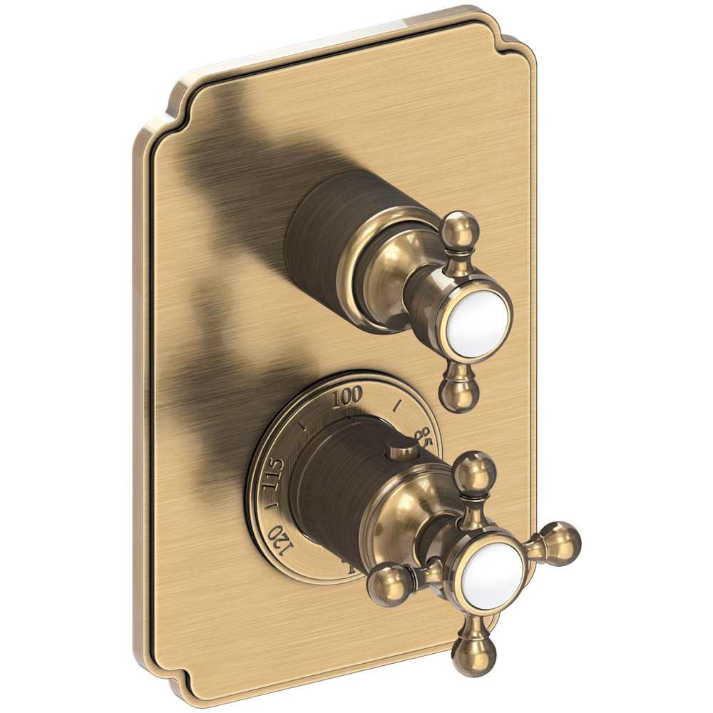 Astor Thermostatic Valve Trim Only with 2 Cross Handles - Less Rough In