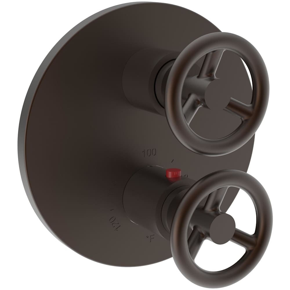 Slater Thermostatic Valve Trim Only with 2 Cross Handles - Less Rough In