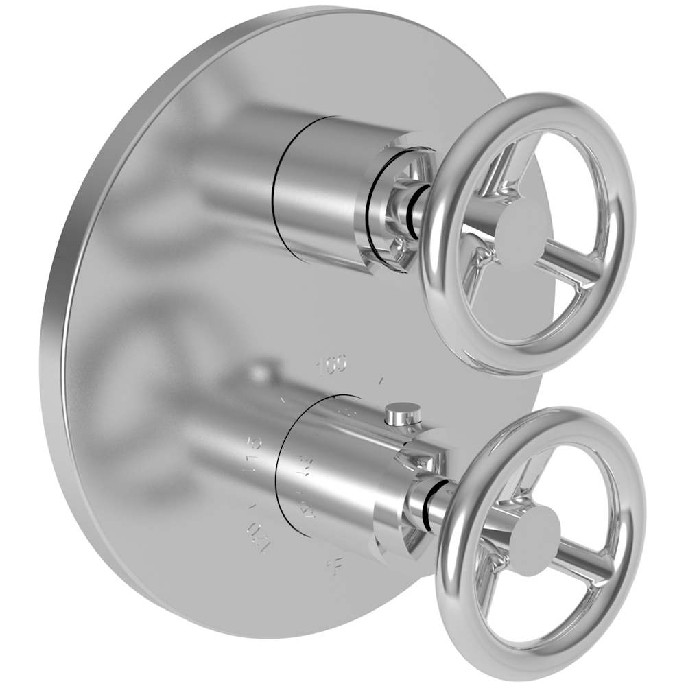 Slater Thermostatic Valve Trim Only with 2 Cross Handles - Less Rough In