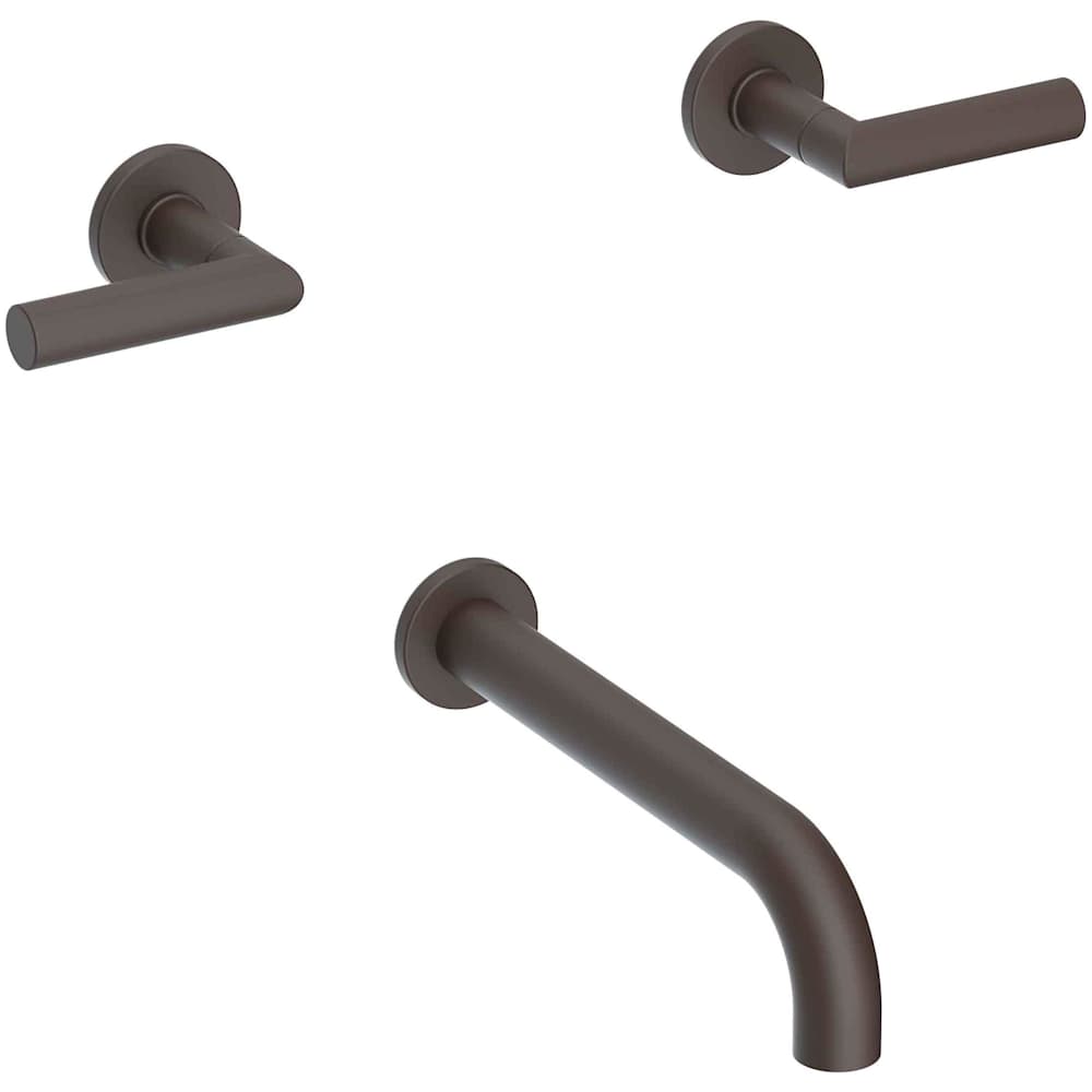 Pavani Wall Mounted Tub Spout with Dual Lever handles - Less Rough-In Valve