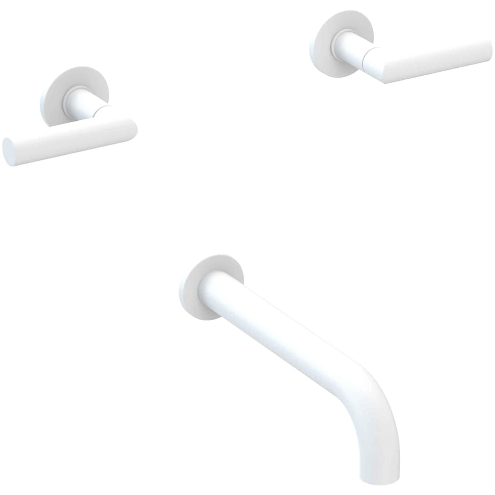 Pavani Wall Mounted Tub Spout with Dual Lever handles - Less Rough-In Valve