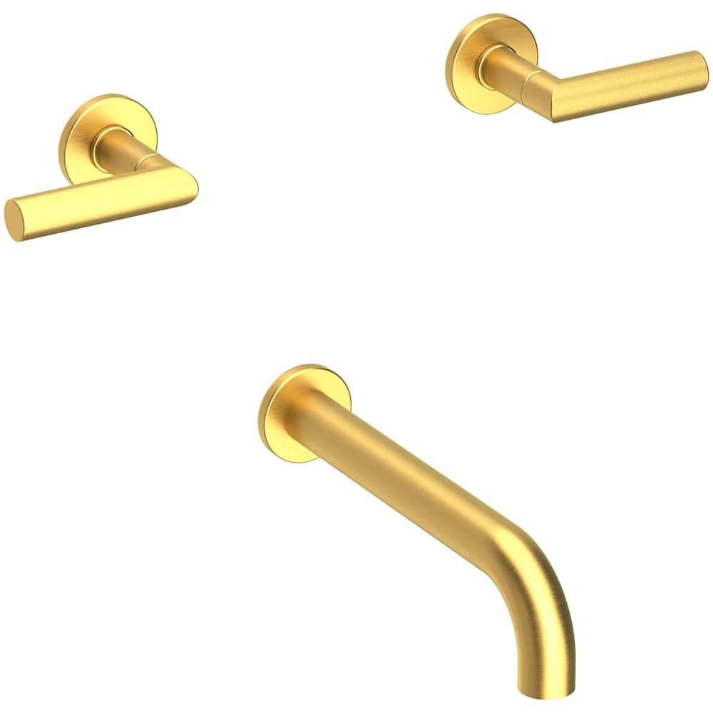 Pavani Wall Mounted Tub Spout with Dual Lever handles - Less Rough-In Valve