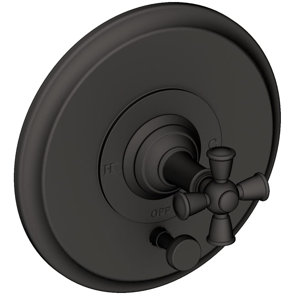 Aylesbury Single Function Pressure Balanced Valve Trim Only with Integrated Diverter and Metal Cross Handle