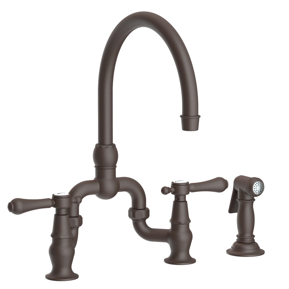 Chesterfield 1.8 GPM Widespread Bridge Kitchen Faucet - Includes Side Spray