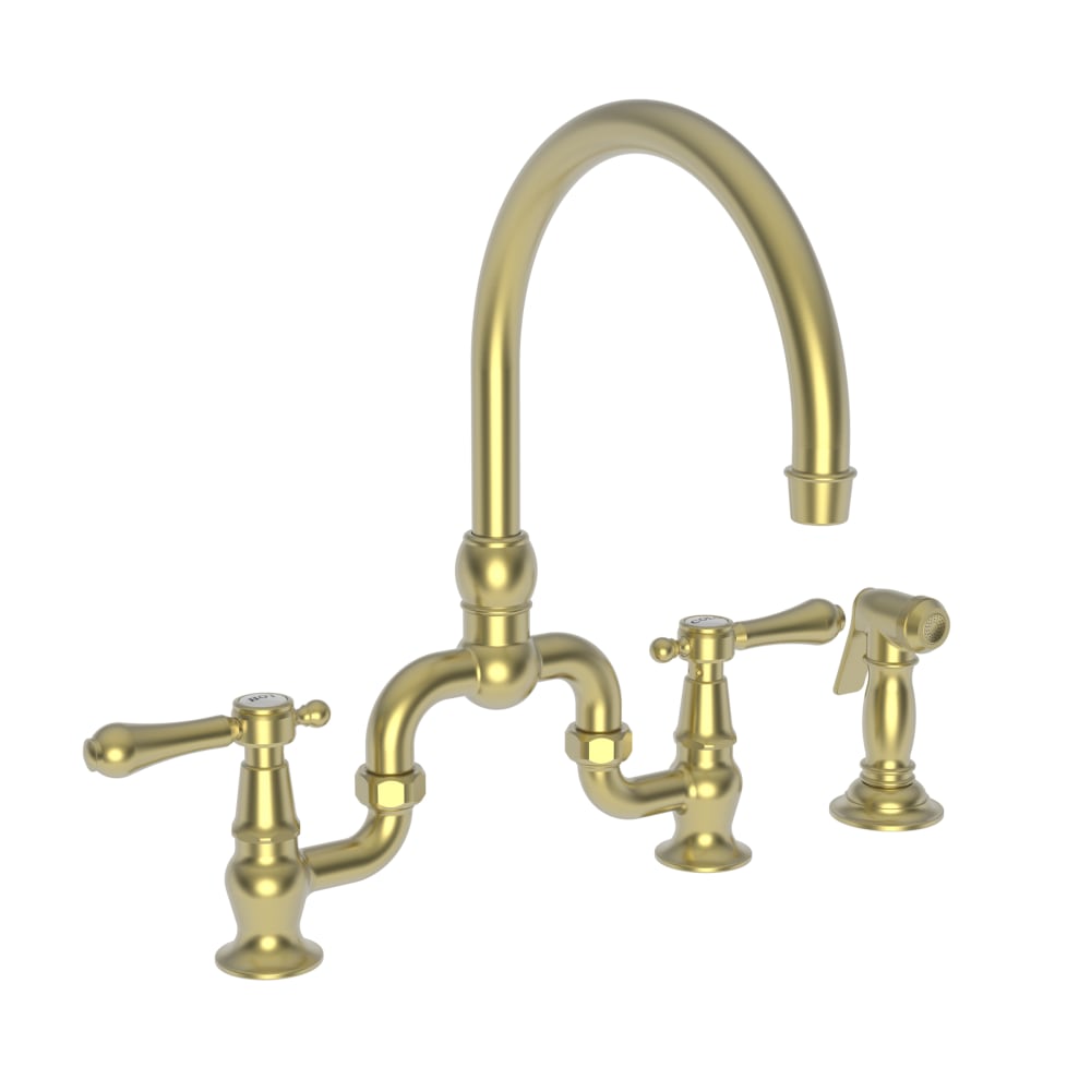 Chesterfield 1.8 GPM Widespread Bridge Kitchen Faucet - Includes Side Spray