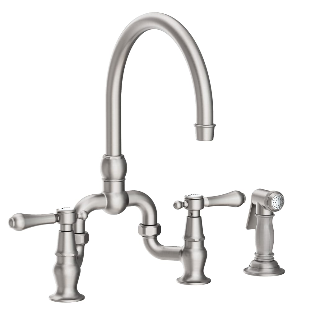 Chesterfield 1.8 GPM Widespread Bridge Kitchen Faucet - Includes Side Spray