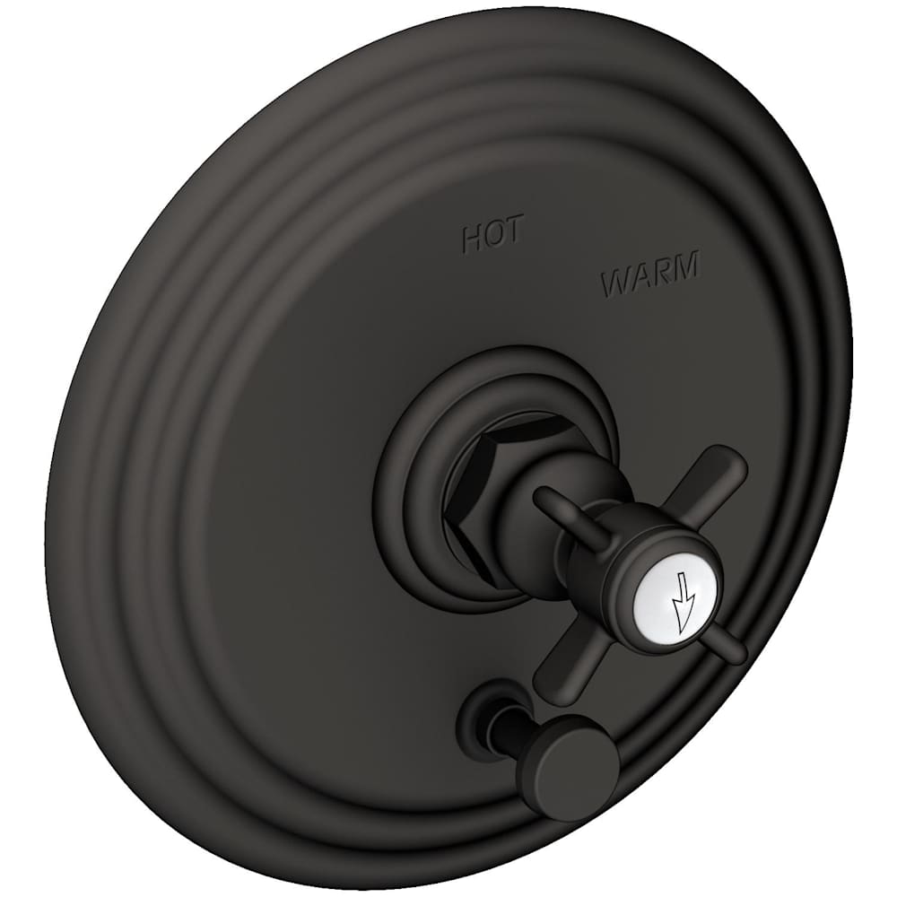 Pressure Balanced Tub and Shower Valve Trim with Integrated Diverter