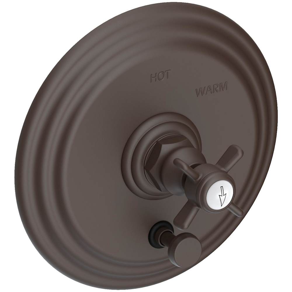 Pressure Balanced Tub and Shower Valve Trim with Integrated Diverter