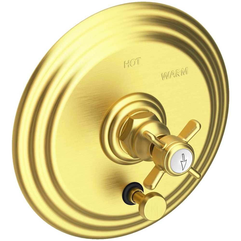 Pressure Balanced Tub and Shower Valve Trim with Integrated Diverter
