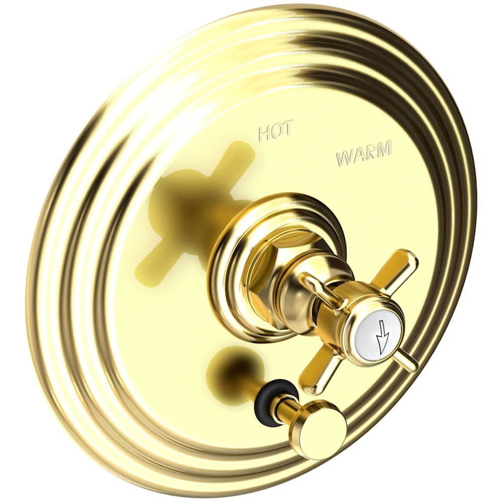 Pressure Balanced Tub and Shower Valve Trim with Integrated Diverter