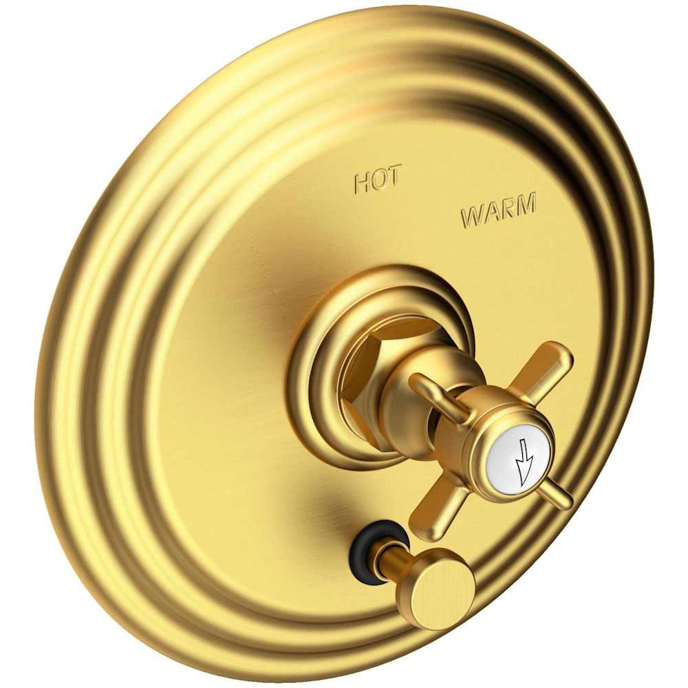 Pressure Balanced Tub and Shower Valve Trim with Integrated Diverter