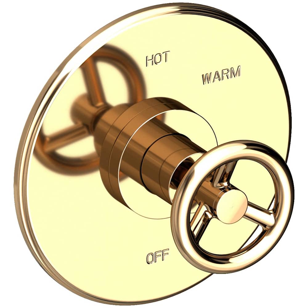 Slater 1/2" Round Pressure Balance Trim Plate with Handle