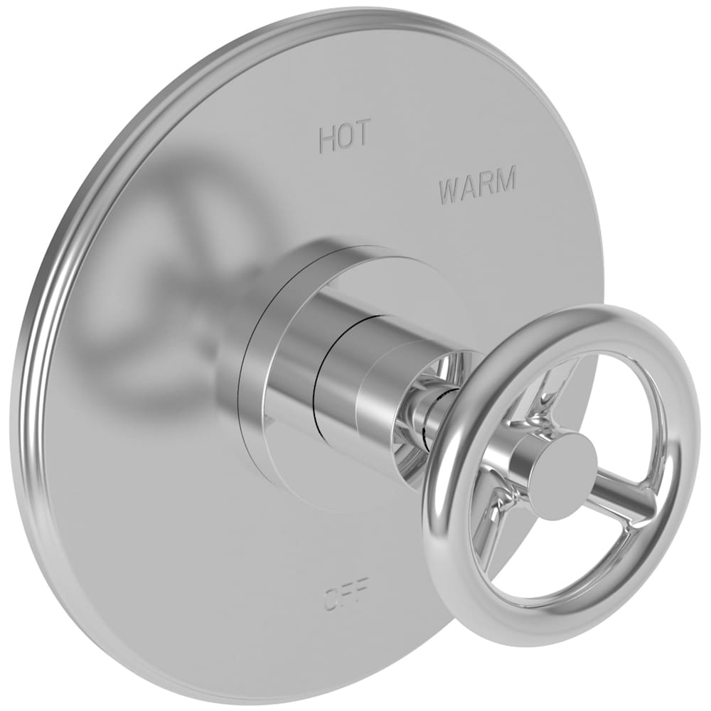 Slater 1/2" Round Pressure Balance Trim Plate with Handle
