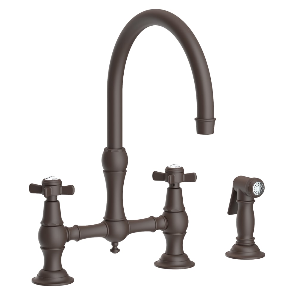 Fairfield 1.8 GPM Widespread Bridge Kitchen Faucet - Includes Side Spray