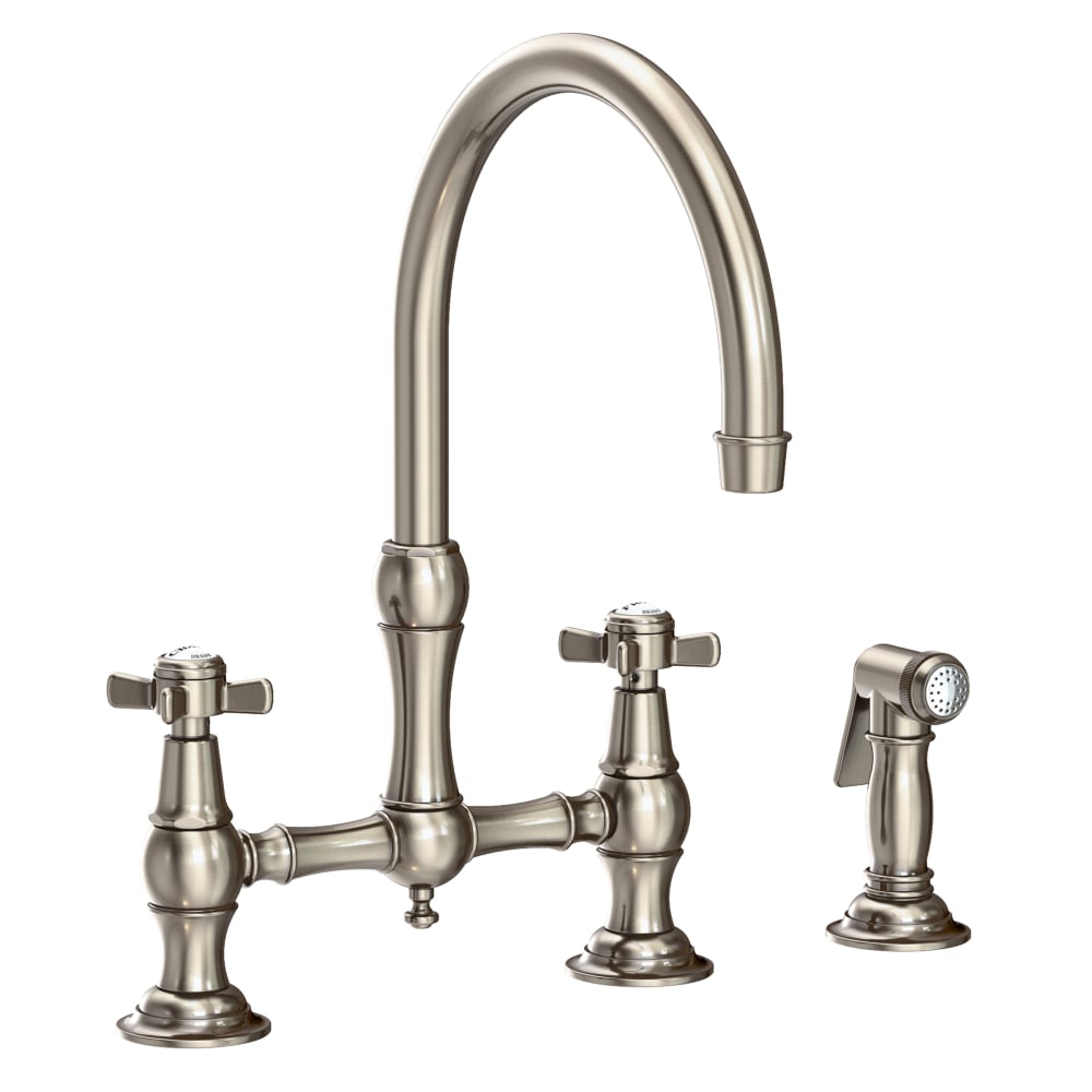 Fairfield 1.8 GPM Widespread Bridge Kitchen Faucet - Includes Side Spray