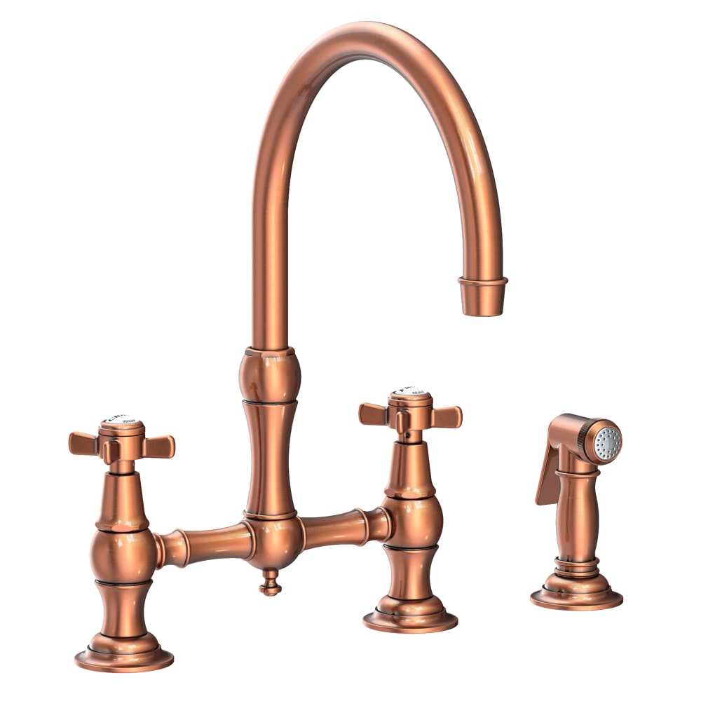 Fairfield 1.8 GPM Widespread Bridge Kitchen Faucet - Includes Side Spray