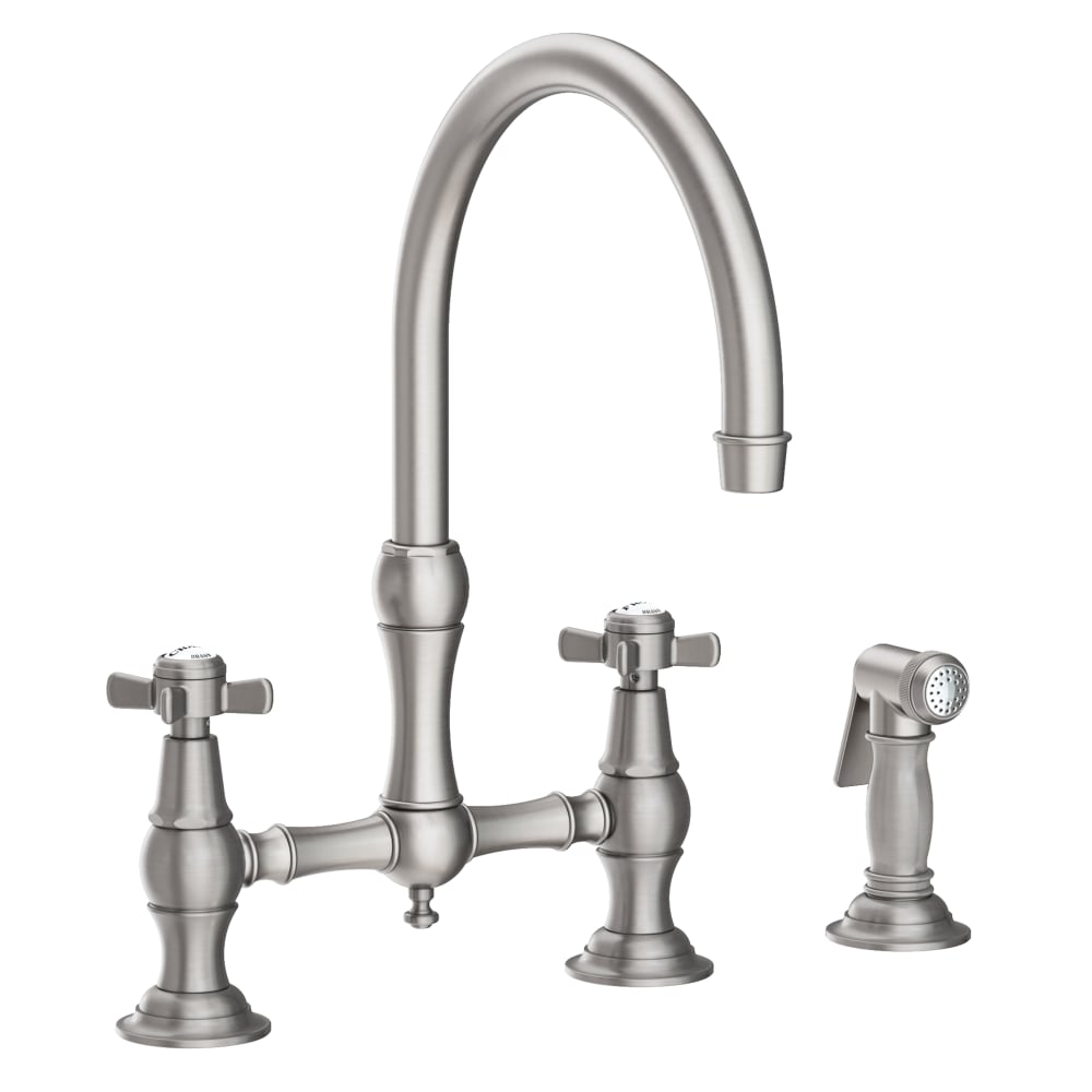 Fairfield 1.8 GPM Widespread Bridge Kitchen Faucet - Includes Side Spray