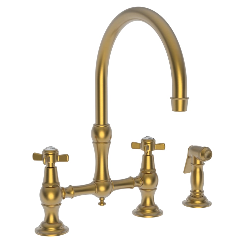 Fairfield 1.8 GPM Widespread Bridge Kitchen Faucet - Includes Side Spray