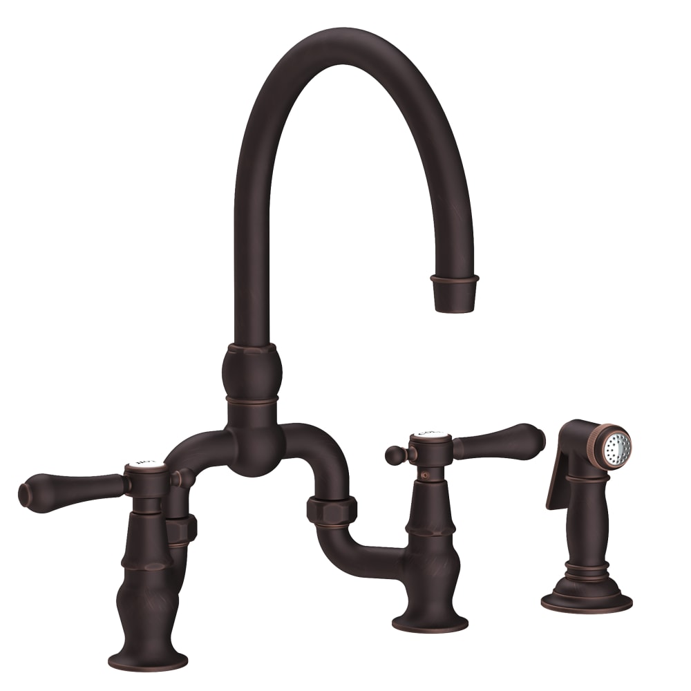 Chesterfield 1.8 GPM Widespread Bridge Kitchen Faucet - Includes Side Spray