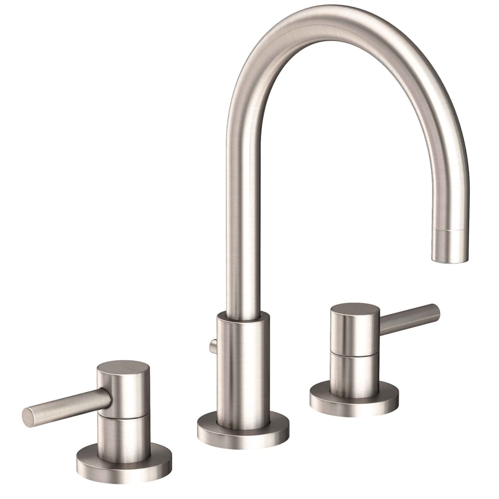 East Linear 1.2 GPM Widespread Bathroom Faucet with Pop-Up Drain Assembly
