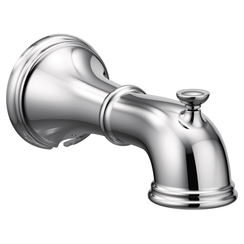 Moen Belfield 7-3/4" Integrated Diverter Tub Spout Chrome