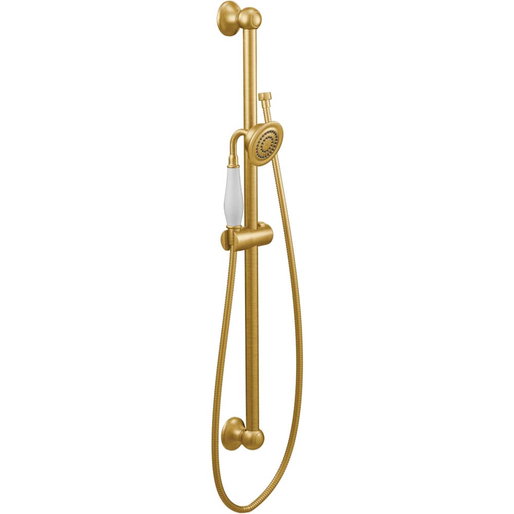 Moen Multi-Function Hand Shower with 3 Spray Patterns from the Envi Collection Brushed Nickel