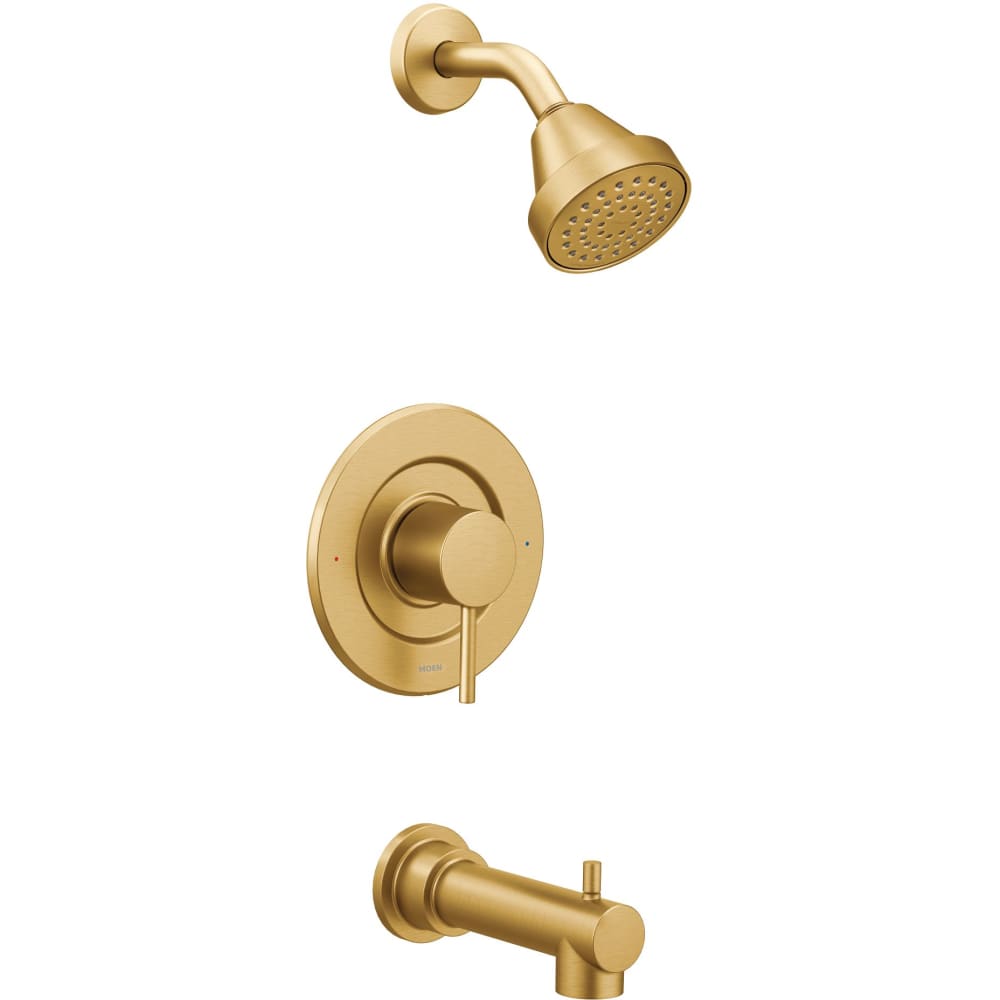 Moen Cia 1.5 GPM Single Hole Pull Down Kitchen Faucet with MotionSense- Includes Escutcheon Bronzed Gold