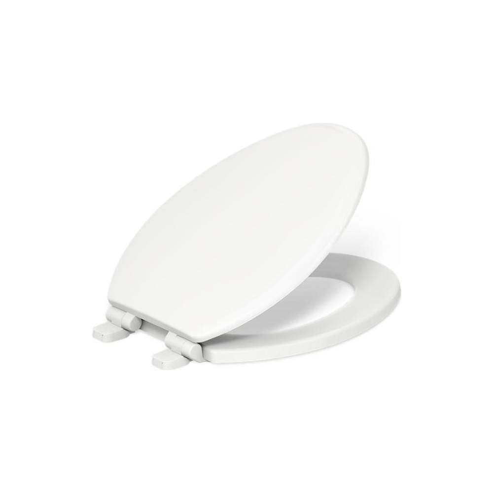 Ridgewood Elongated Molded Wood Toilet Seat with Quiet-Close™